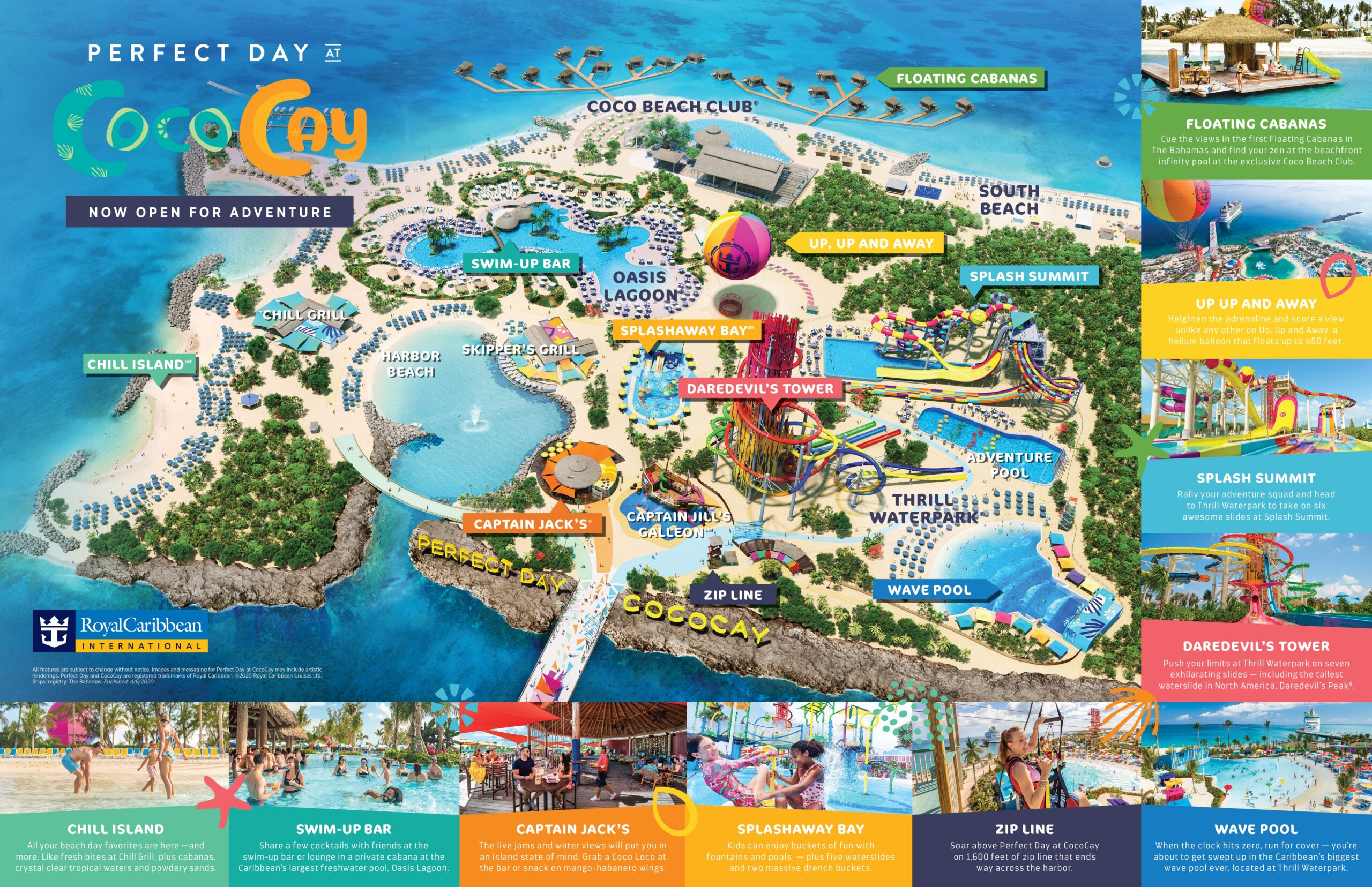 Map of Coco Cay
